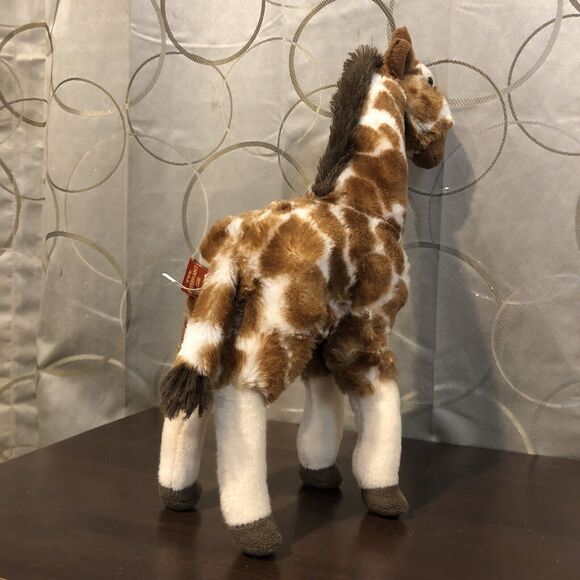 Realistic Giraffe Plush Stuffed Animal Safari Jungle Toy Soft 15" Tall Poseable - Picture 5 of 9